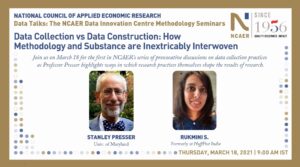 Data Talks: Data Collection vs Data Construction:  How Methodology and Substance are Inextricably Interwoven (First Seminar)