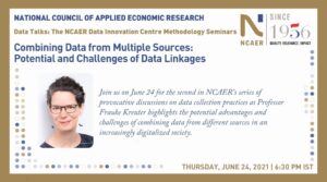 Data Talks: Combining Data from Multiple Sources:  Potential and Challenges of Data Linkages (Second Seminar).