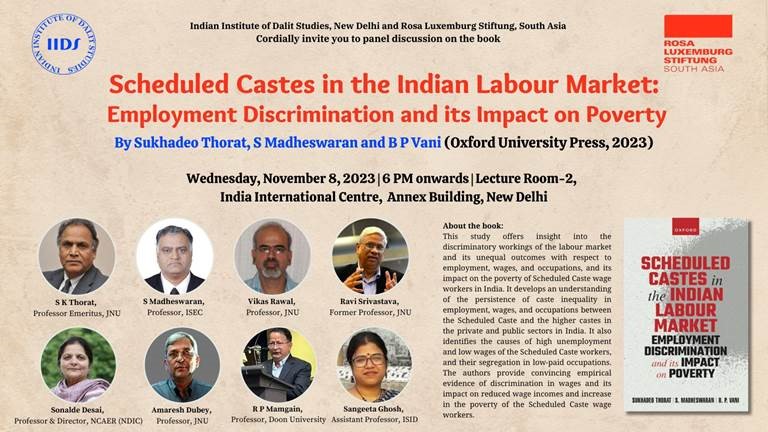 NDIC Project Heads Are Panellists for Book Discussion on ‘SCs in the Indian Labour Market’