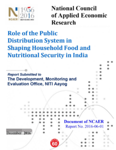 Role of the Public Distribution System in Shaping Household Food and Nutritional Security in India