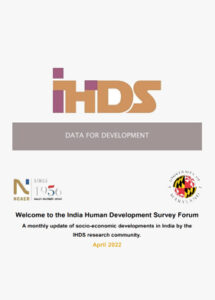 India Human Development Survey Forum, April 2022