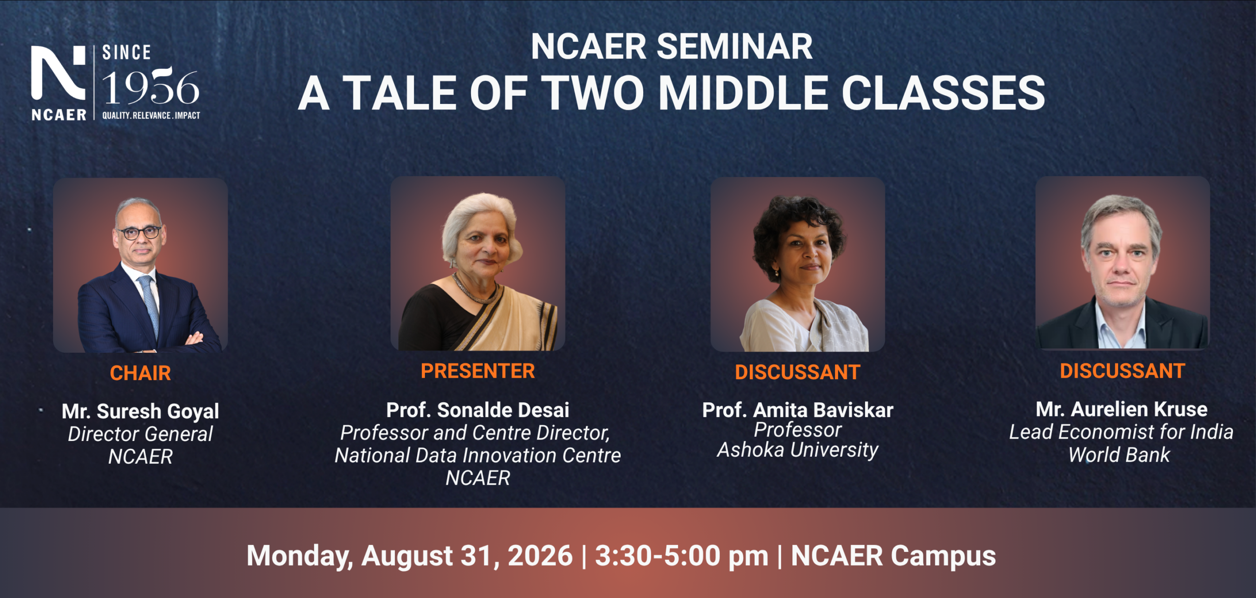 NCAER Seminar A Tale of Two Middle Classes