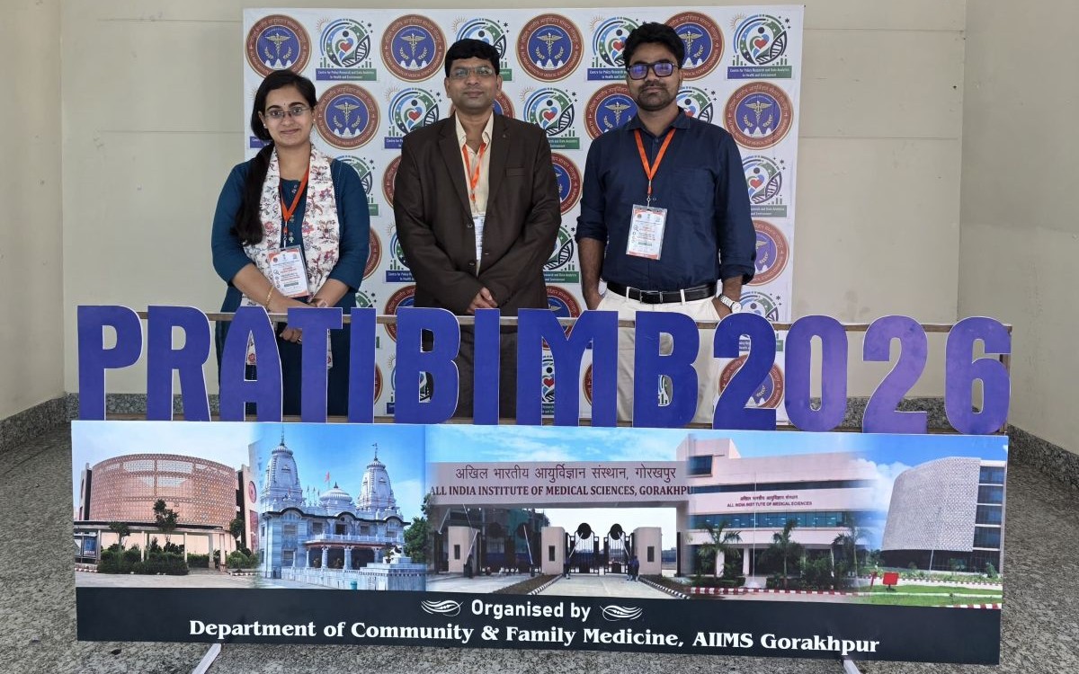 Dr. Debasis Barik served as Resource Person on IHDS at PRATIBIMB 2026 in AIIMS Gorakhpur